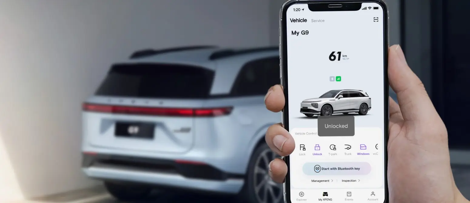 XPENG-sovelluksenhallinta