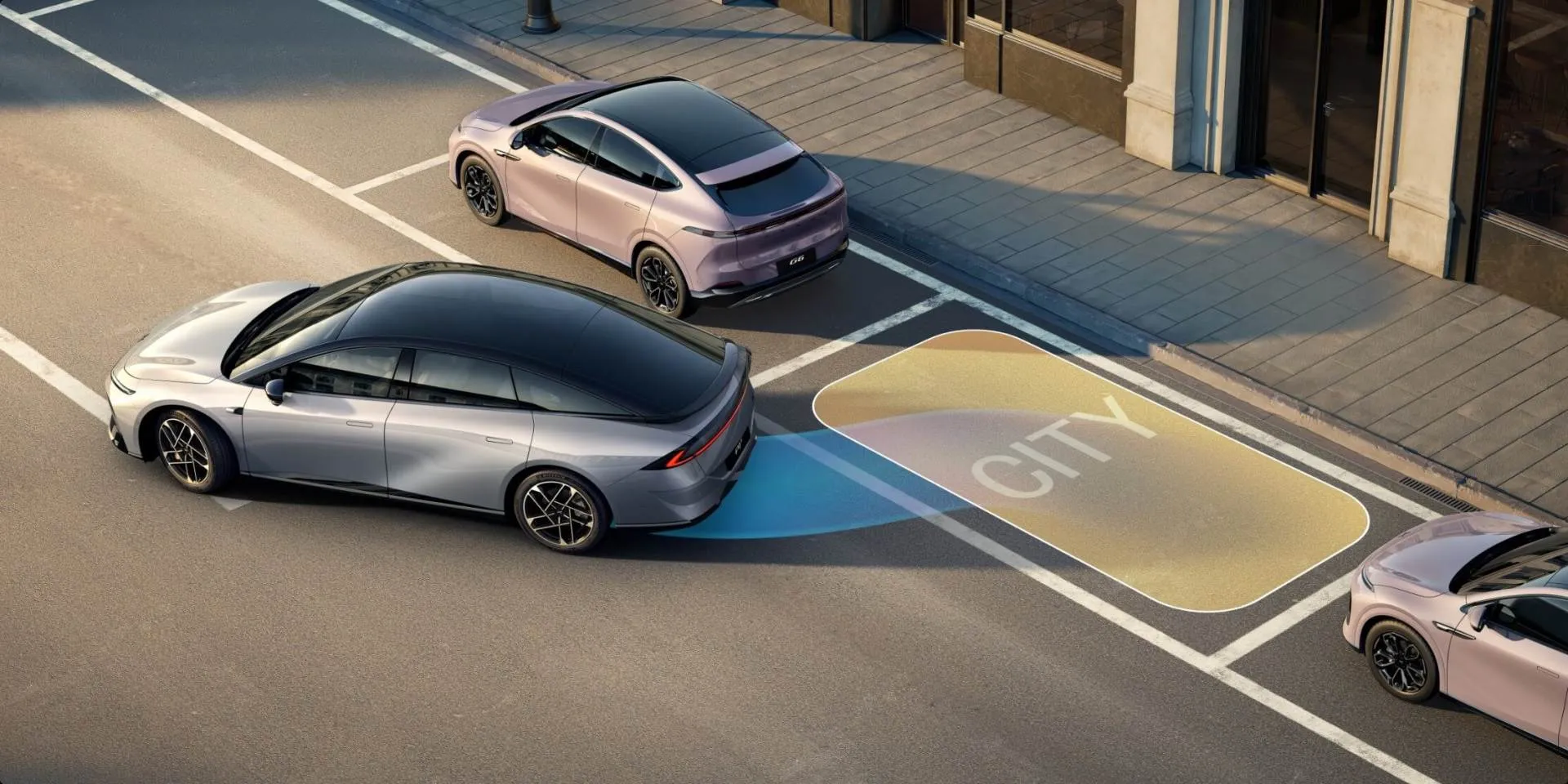 XPENG P7+ Паркування з XPILOT ASSIST
